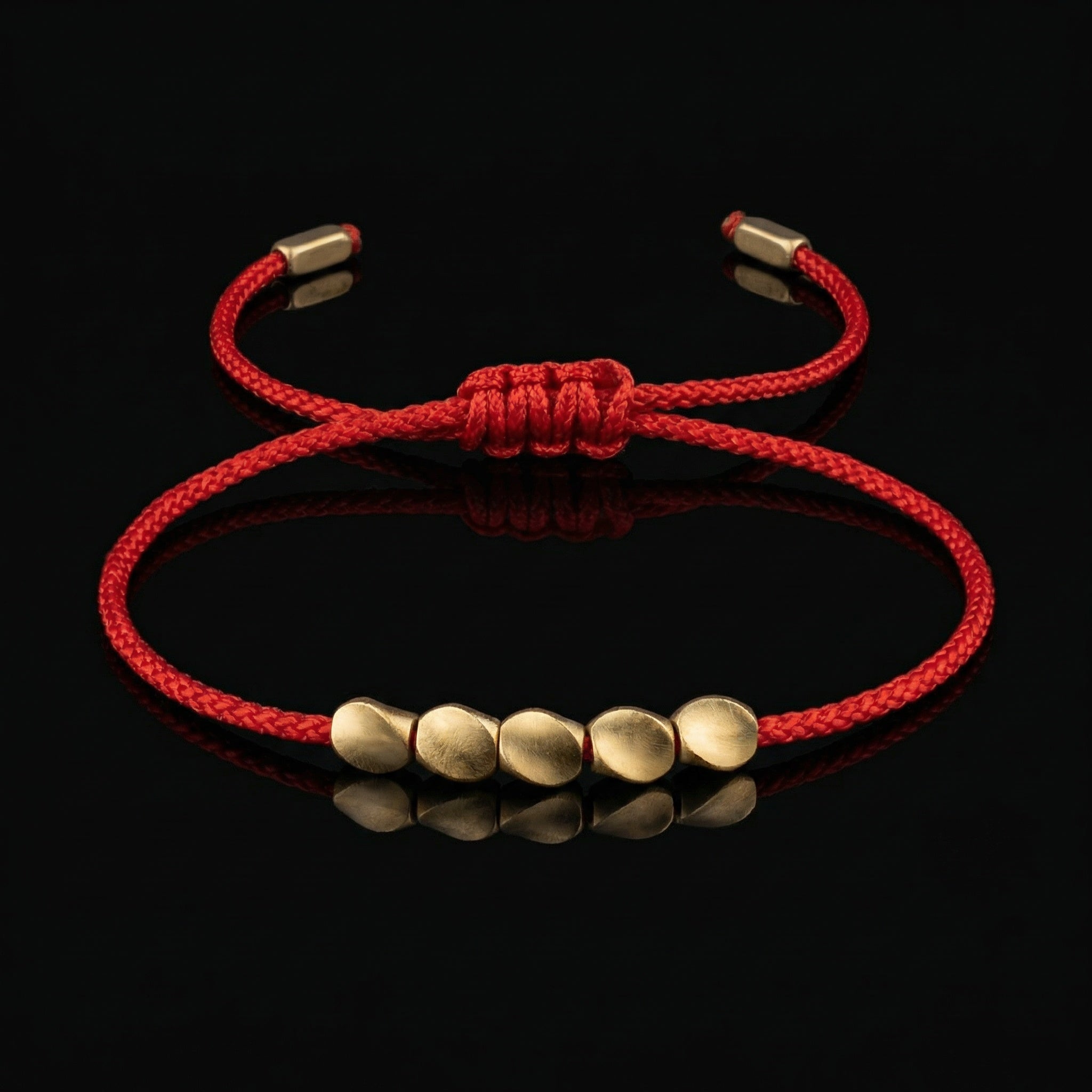 Handgemachtes Tibetisches Glücks-Armband aus Kupfer