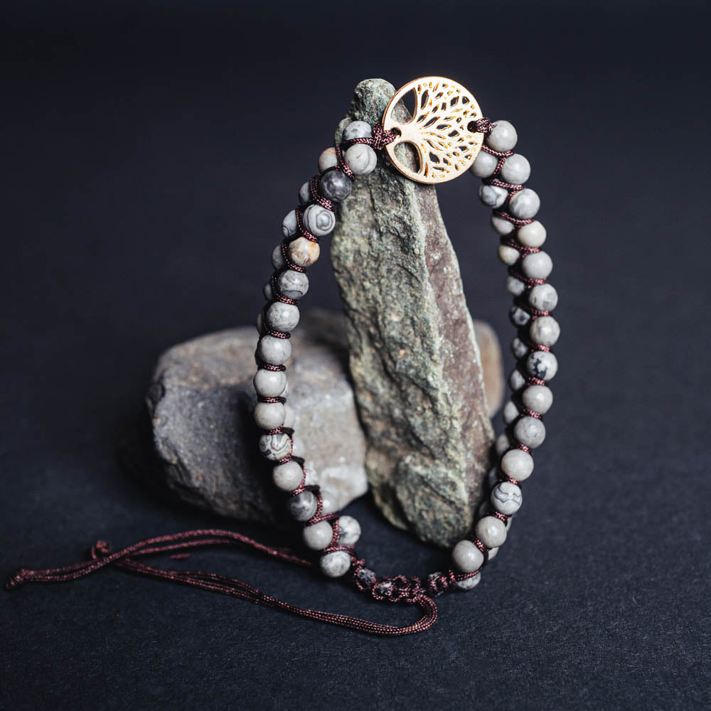 Lebensbaum Armband - Afrikanischer Jaspis