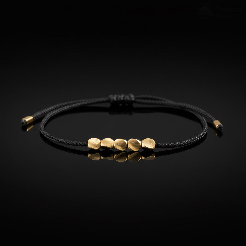 Handgemachtes Tibetisches Glücks-Armband aus Kupfer