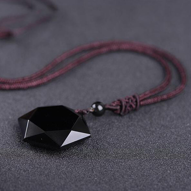 Viviet™ - Schwarzer Premium Obsidian Schutz-Talisman - SpiritOfHakunaMatata