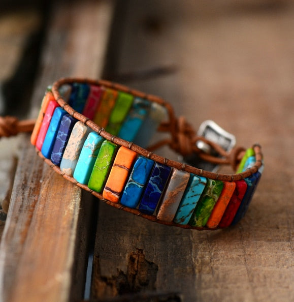 JASPIS 7 CHAKRA ARMBAND - SpiritOfHakunaMatata