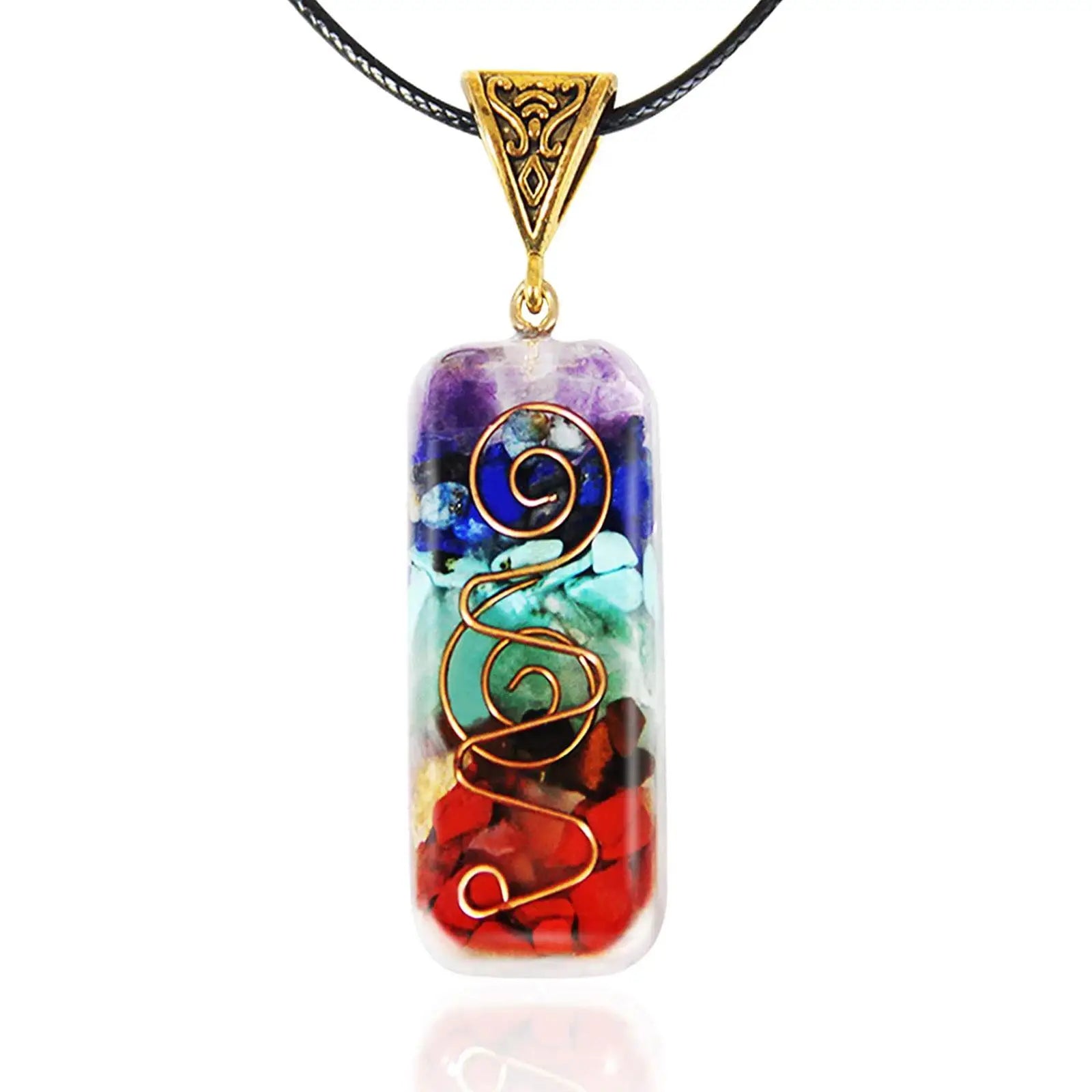 7 Chakra Orgonit - Halskette