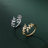 Olea - Olivenzweig Ring S925 Silber