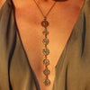 7 Chakra Göttinnen Halskette Bali Handgemacht 925Sterling Silber Rosengold Gold - SpiritOfHakunaMatata