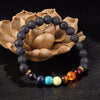 7 CHAKRA LAVA STEIN DIFFUSER ARMBAND - SpiritOfHakunaMatata