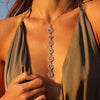 7 Chakra Göttinnen Halskette Bali Handgemacht 925Sterling Silber Rosengold Gold - SpiritOfHakunaMatata