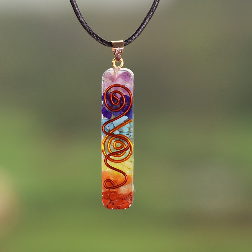 7 Chakra Orgonit - Halskette