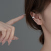 Attraktive Olivenzweig Ohrringe aus S925 Silber