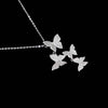 Symbol der Leichtigkeit & Freude - Schmetterlingshalskette in 925 Sterling Silber - SpiritOfHakunaMatata