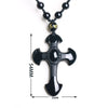 Schwarzes Obsidian Kreuz Halskette Anhänger Schutzkette Amulett - Limitiertes Angebot 1 + 1 Geschenkt! - SpiritOfHakunaMatata